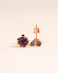 AURELIA Studs | Amethyst