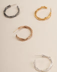 Tendril bold Hoops