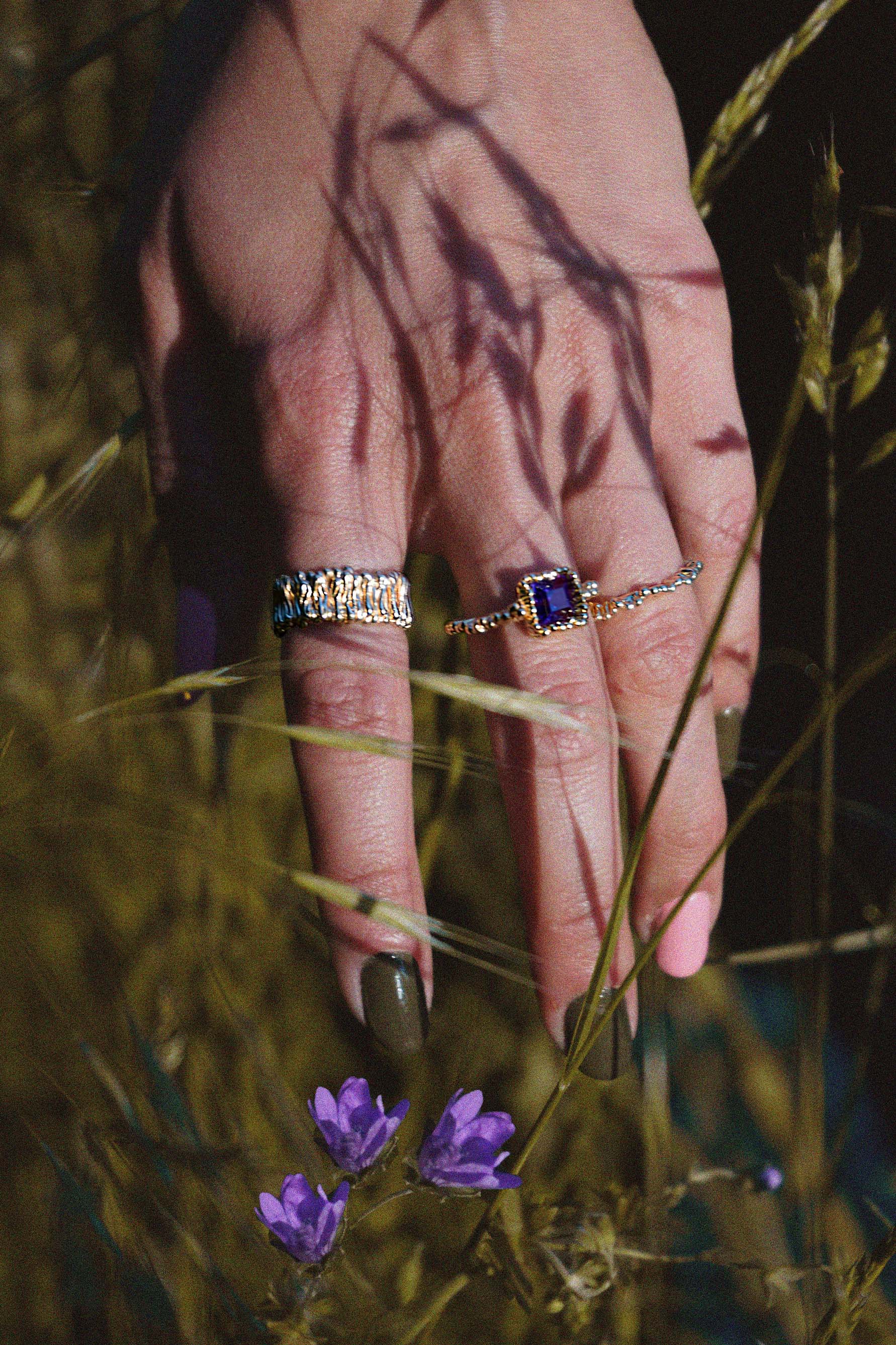 asta amethyst square bene