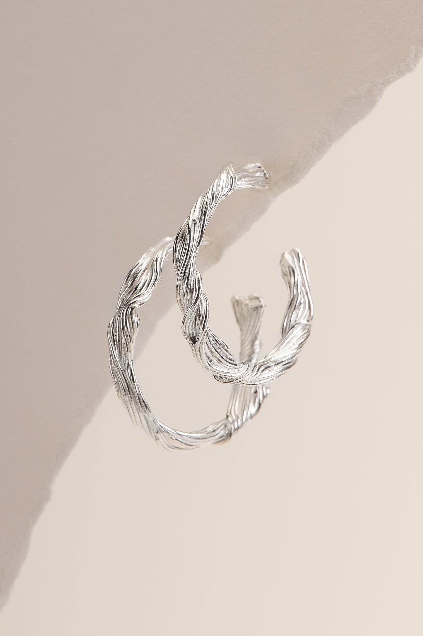 Tendril bold Hoops