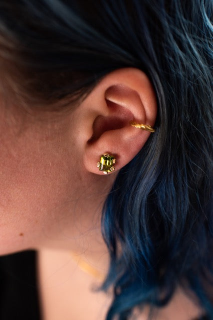 AURELIA Studs | Peridot