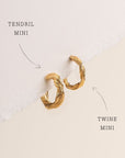 Twine mini Hoops