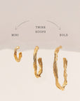 Twine mini Hoops