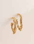 Tendril bold Hoops