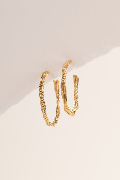 Twine bold Hoops