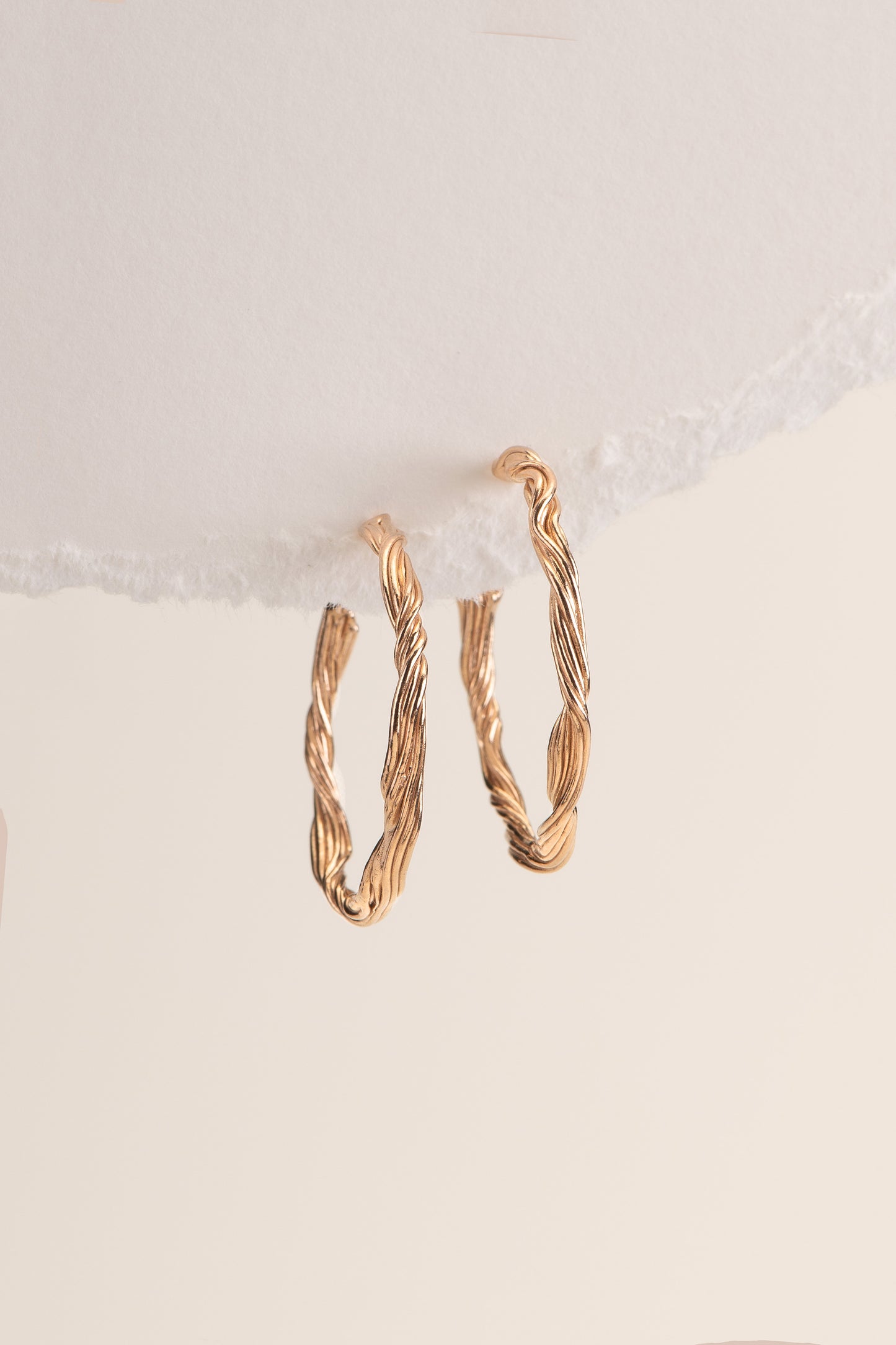 Twine bold Hoops