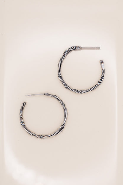 Twine bold Hoops